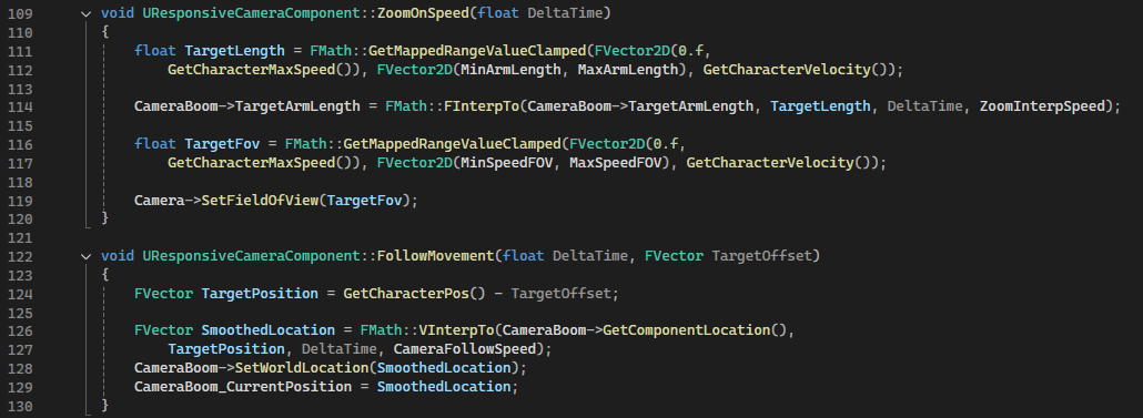 Camera Zoom And Movement
